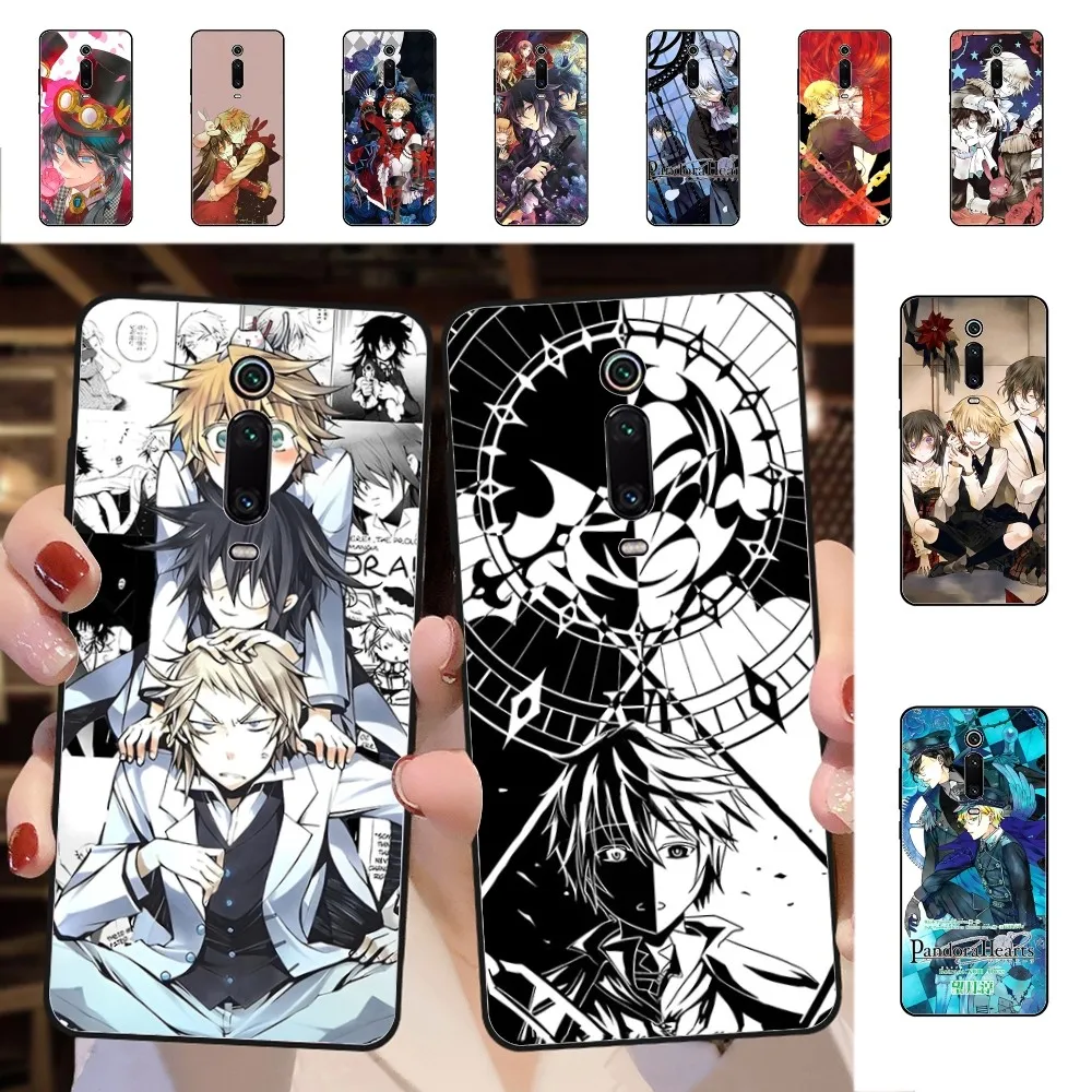 Comic Cartoon Pandora Hearts Phone Case For Redmi 5 6 7 8 9 10 plus pro 6 7 8 9 A GO K20 K30 K40 pro plus F3 Fundas