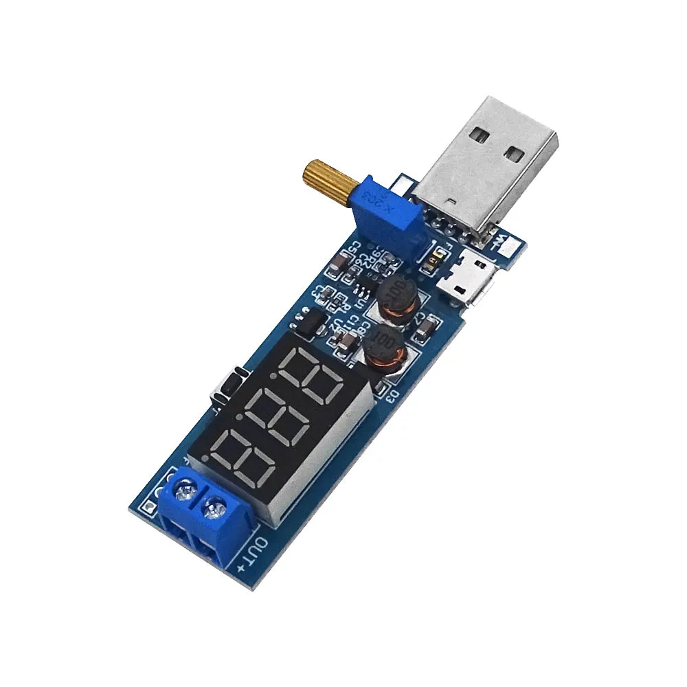 DC-DC 5V to 3.5V / 12V USB Step UP / Down Power Supply Module Adjustable Boost Buck Converter Out DC 1.2V-24V