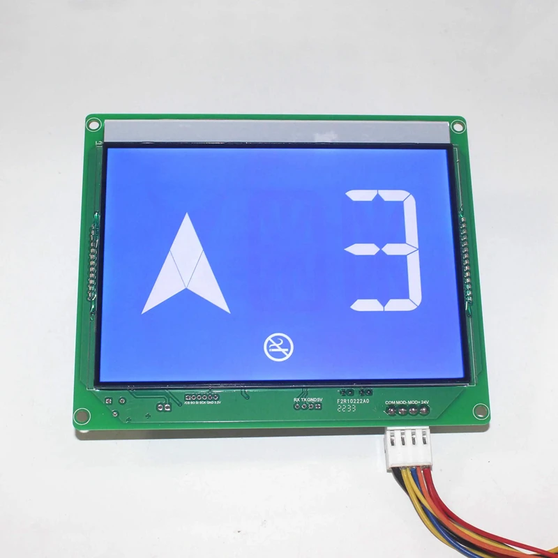 Painel do elevador do LCD do carro, peças do elevador, SFTC-CCB-L-ML LV-SX, 6.4"