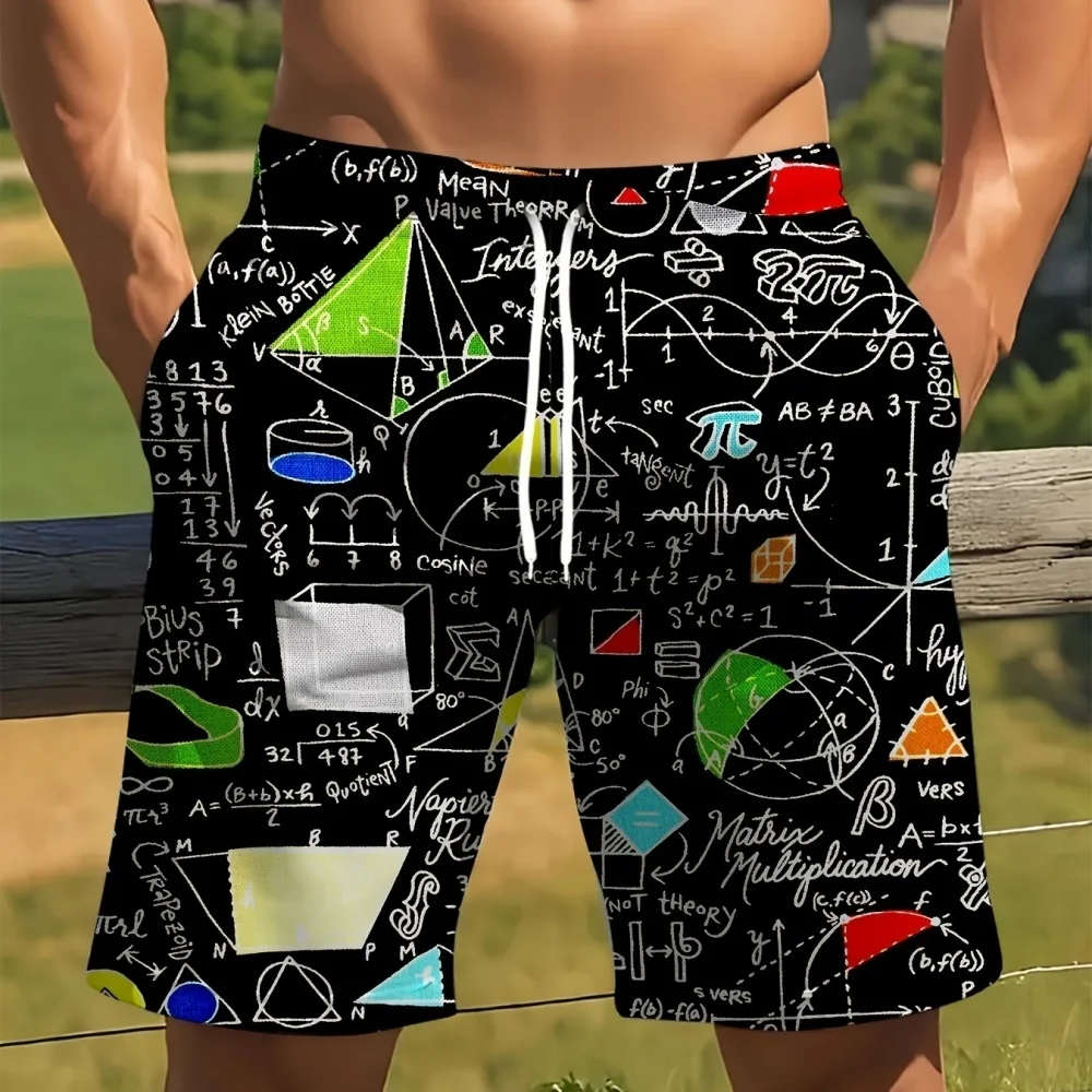 

Men's Casual Shorts Drawstring Skull Rose Print Side Pockets Daily Outdoor Sports Beach Shorts