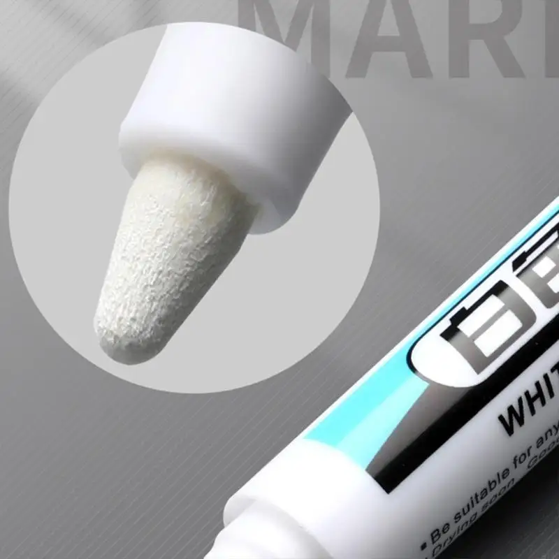 918C 4 unids/set marcadores blancos bolígrafos pintura impermeables marcadores permanentes rotuladores a base aceite para