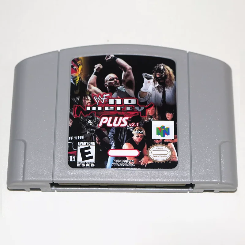 

64 Bit Games ** WWF No Mercy Plus V2.1 Version 2. ( English USA Version!! )Need the extra graphics card to use