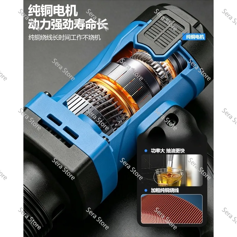 Portable electric suction pump food grade 304 stainless steel wine soy milk insert high temperature resistance