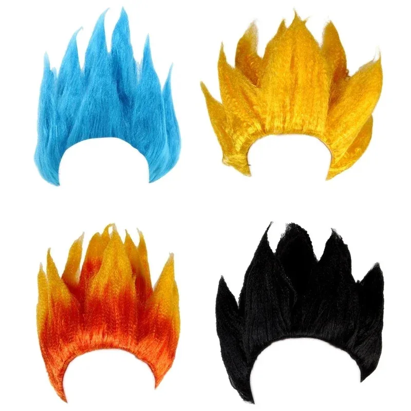 

Super Saiyans 2025 Парик Dragon Balls Super Saiyans Гоку остроконечный парик Аниме Волосы Костюм на Хэллоуин
