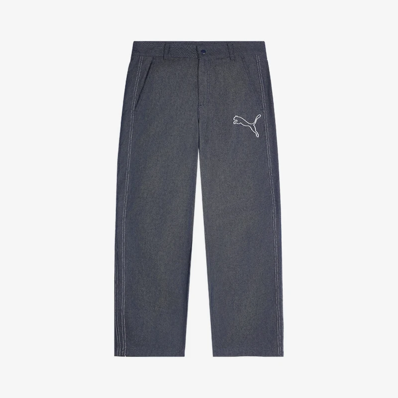 Puma genuine men's breathable daily comfortable sports and leisure embroidered pants 639796-16