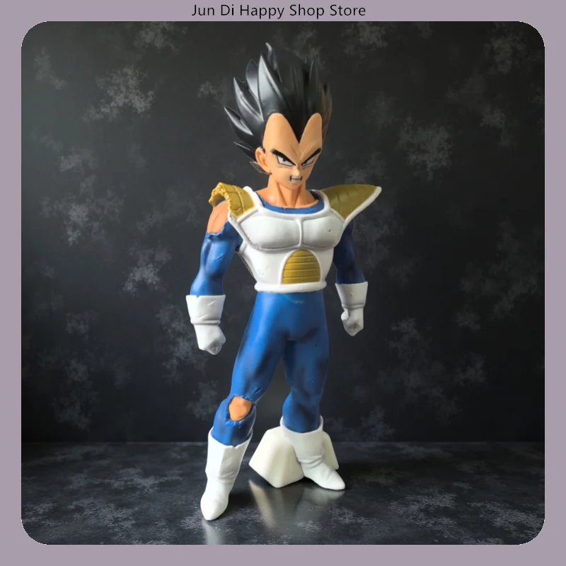 22cm Dragon Ball Battle Damaged Vegeta Standing Pose Anime Figure Model Statue Collection Decoration Ornament Toys gifts