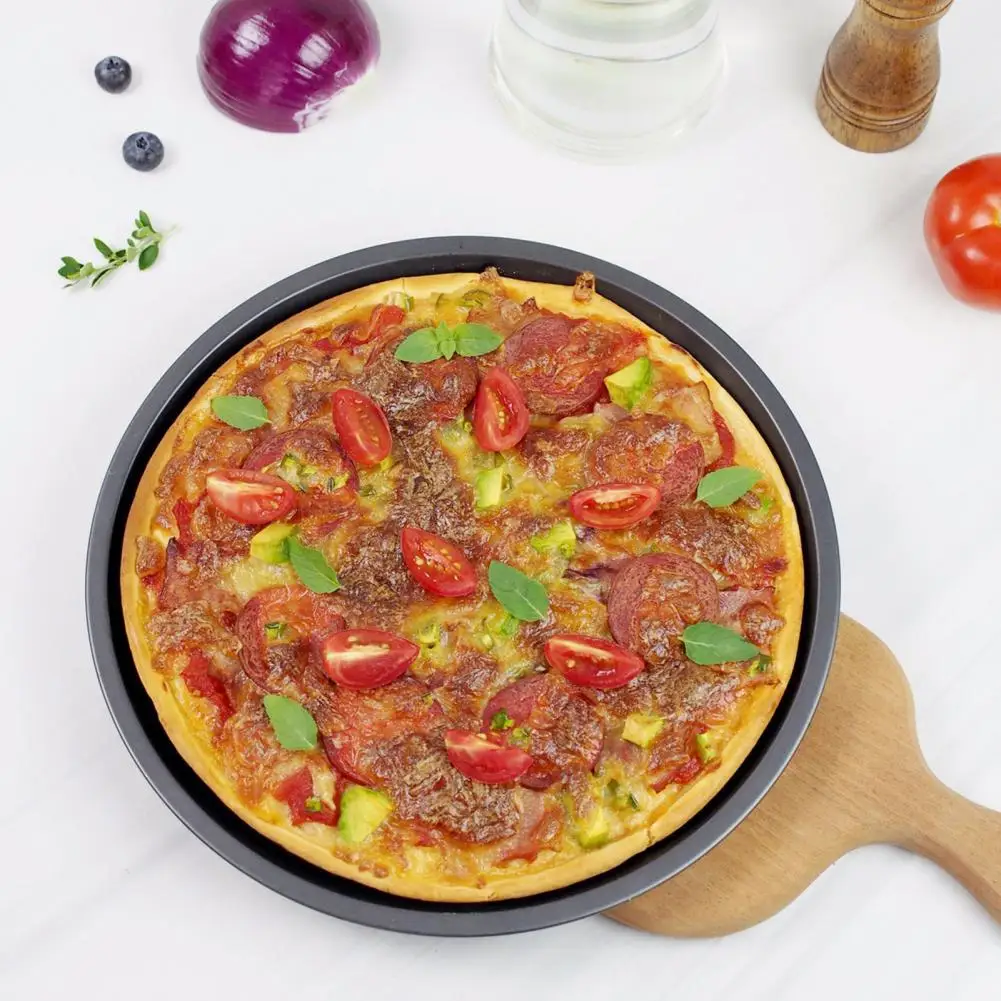 Reusable Easily Demold Anti slip Pizza Tray 12 Inch Toasting Pan Pie Mold Pizza Baking Tool