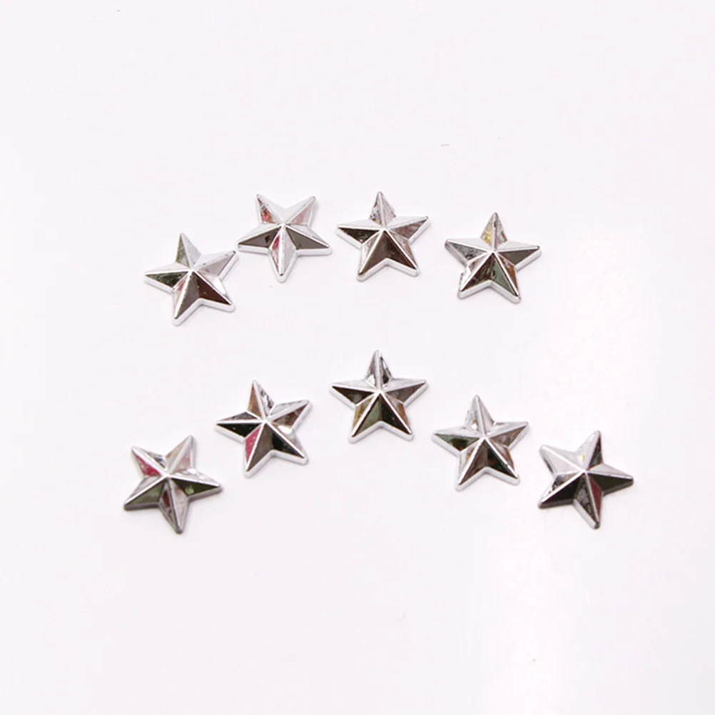 

200Pcs Acrylic Star Shape Decor Clothes Star Ornaments Creative DIY Crafts Accessories