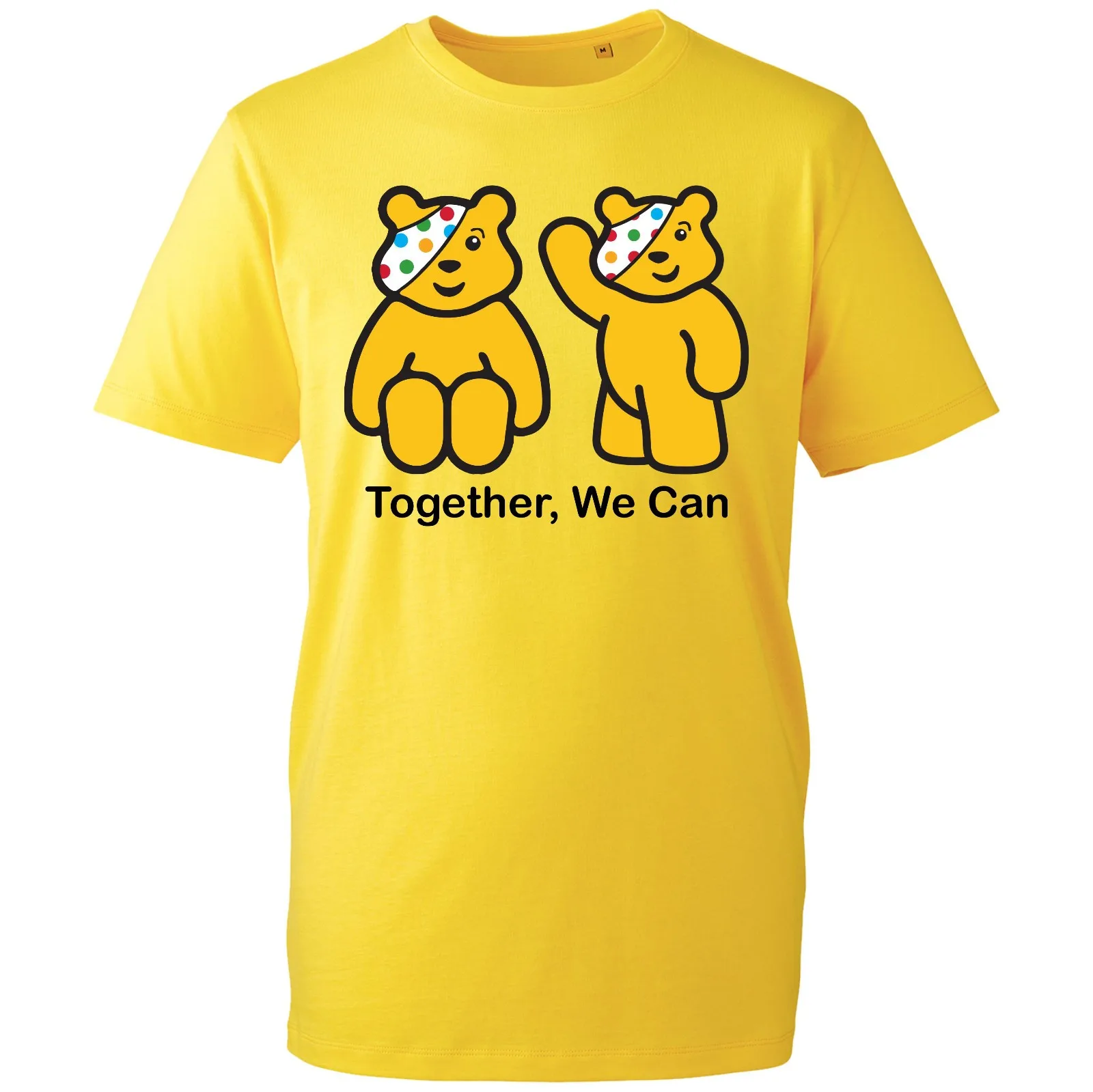 T-shirt Twin Pudsey Bear Spotty Day 2025, vêtements de charité pour la collecte de fonds, cadeau