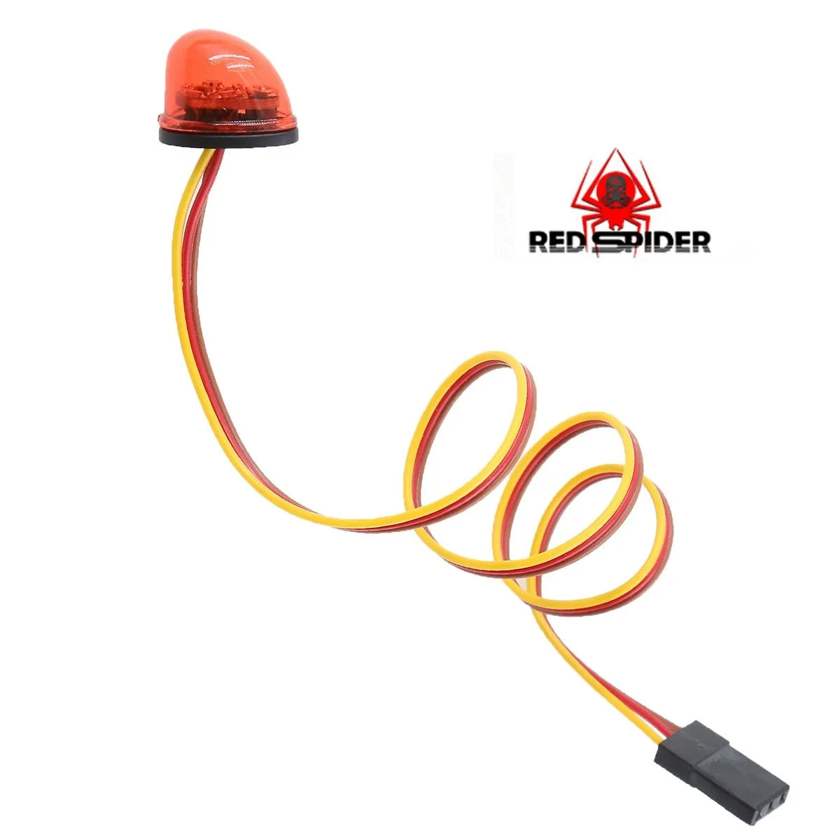 RC 1/10 Warning Light Drift Light Tamiya Trailer 360 degree Rotating Light Engineering Light