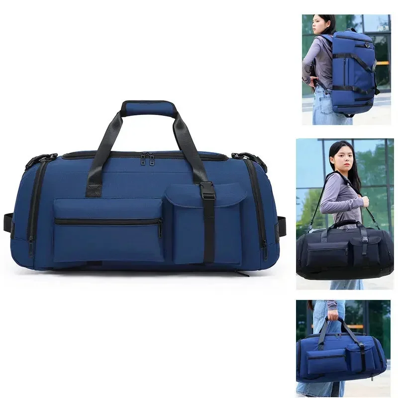 Sport Bag Large Travel Bag With Sport Style Fashionable Double Back Cross Body Bag With Independent Shoe Compartment Backpack