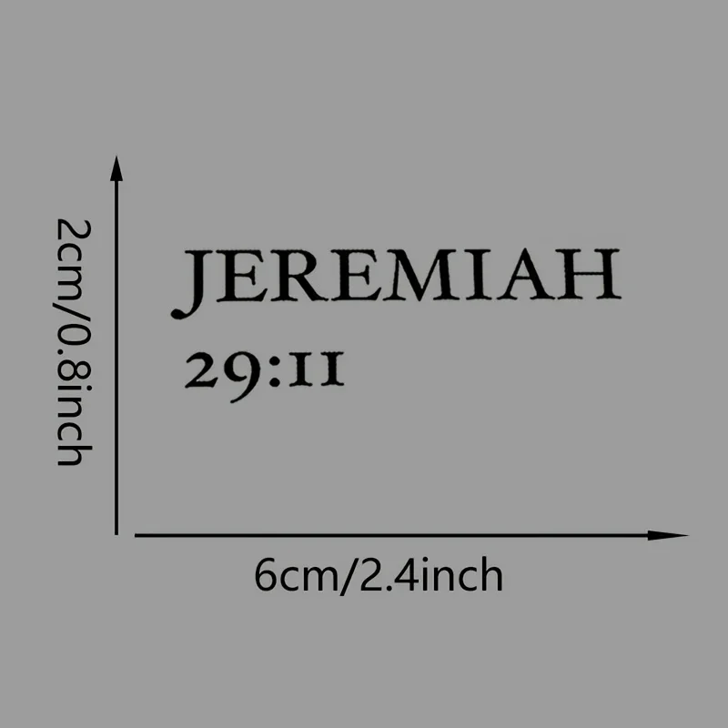 3Pcs Bible Verse Stickers, Waterproof Vinyl Decals for Car Mirror, Window & Bumper - view 2