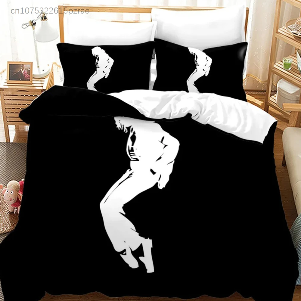 Michael Michael Jackson Bedding Set Single Twin Full Queen King Size Musical Genius Bed Set Teenager Bedroom Duvet Cover Sets 011 - Aliexpress Deal