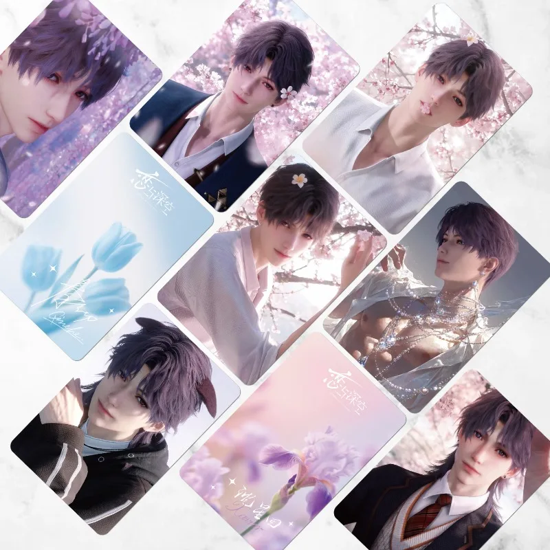 

55pcs Love and Deep Space Characters High-value Cards Lomo Card Decorate Fans Gifts Collection Cosplay Gifts for Friend