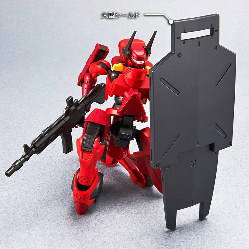 BANDAI-Anime Action Toy Figure, AMAIM WARRIOR AT THE Banktop DERLINE WEAPON, SET3 Model Kit, Assembly Plastic, Gift, HG 1/72, KYOKAI GENpastels