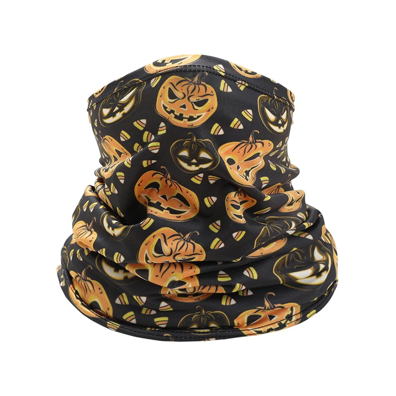 

Summer Cool Silk Kids Snood Outdoor Sports Digital Print Cartoon Magic Headscarf Multifunctional Cycling Sun Protection Mask