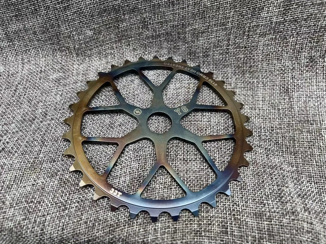 BB17 Spike bmx FGFS sprocket Y6 33T heat-treated 19mm 48splines crmo made  in Taiwan - AliExpress 18