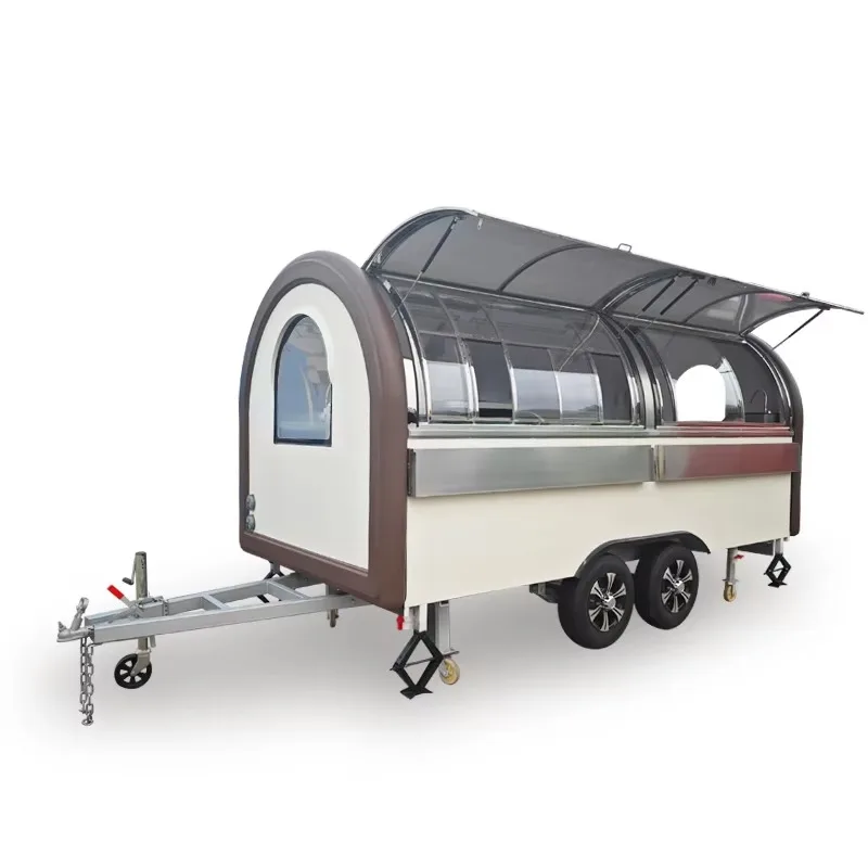US market equipped SL-6 mobile fast food vending cart food trailer of low price