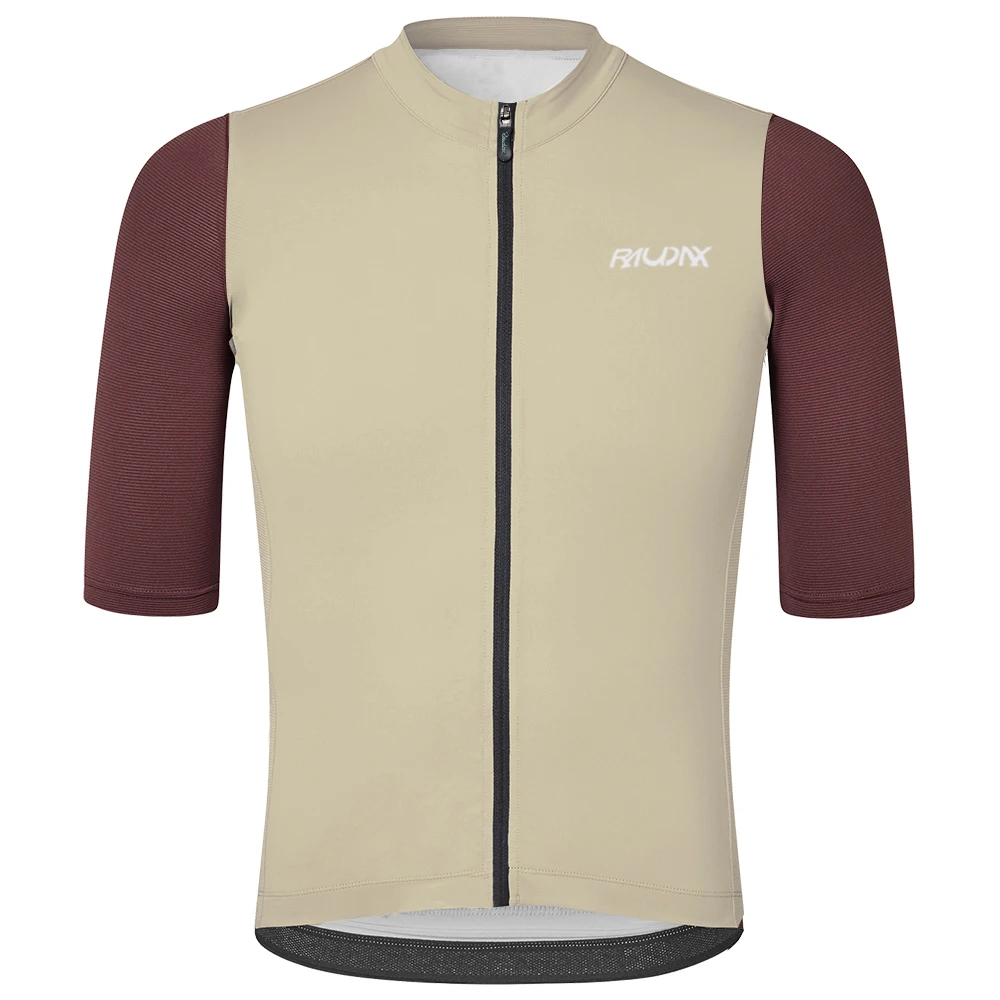 Raudax Zweifarbige Fahrradtrikots Unisex Fahrradbekleidung Bike Maillot Sport Langarm Ropa Hombre Fahrradshirts – Detail 4