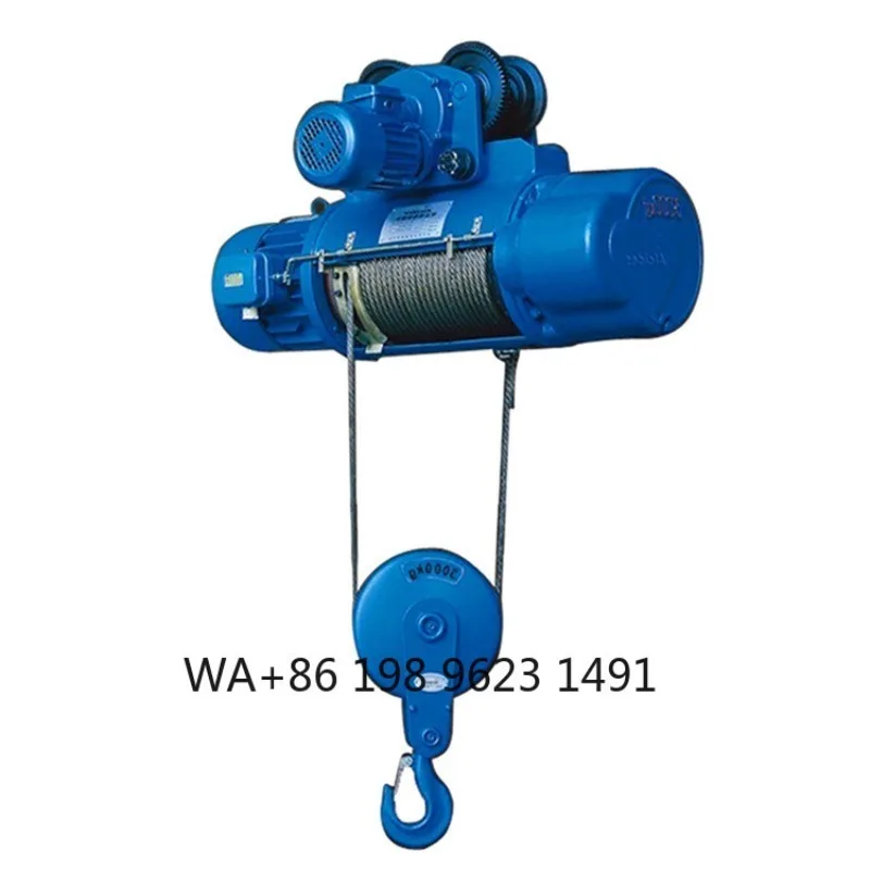 5T 7.5T 10T CD MD  Electric Wire Rope Hoist High Quality Heavy Duty Industrial Lifting Winch for Material Handling Works