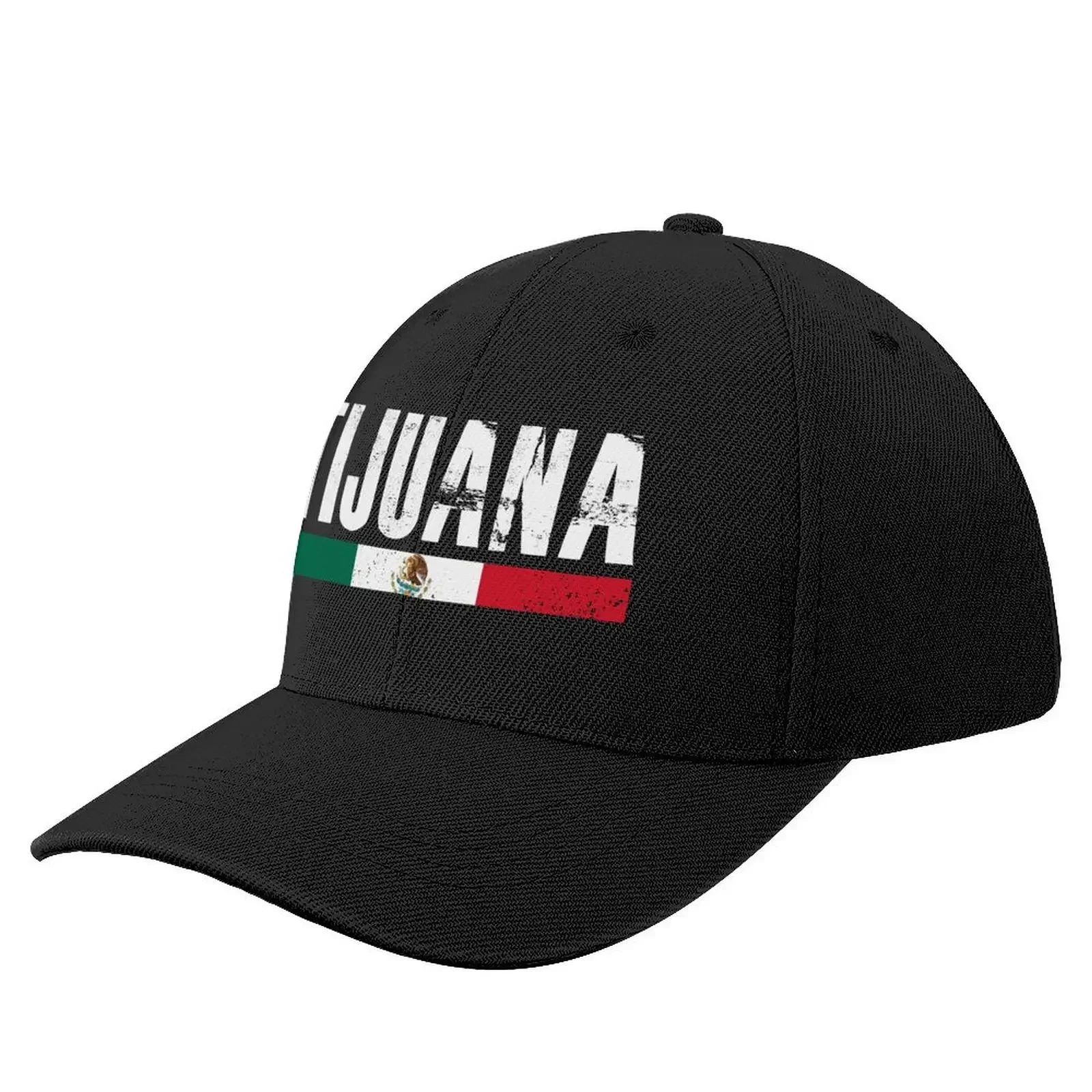 

Tijuana Mexico Mexican Flag City State Baseball Cap Hat men Beach Outing foam party Hat fishing caps man Man Women's