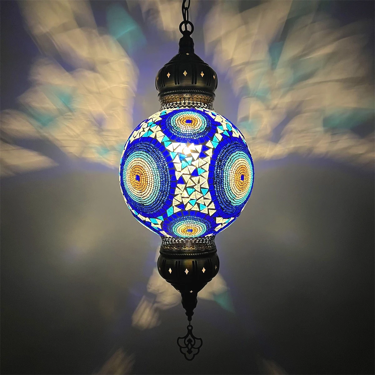 Mosaic LED Pendant Lights Dining Table Kitchen Bedroom Foyer Living Room Hotel Restaurant Coffee Hall Studyroom Indoor Home Lamp