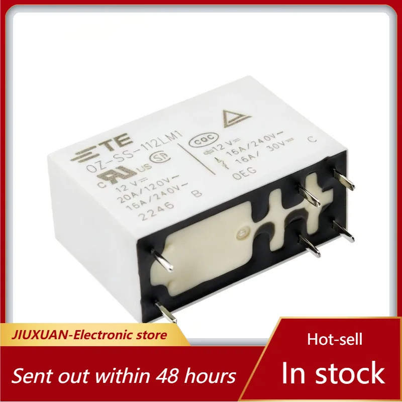 New 1pcs/lot 0Z OZ-SS-112LM1 12VDC 16A inverter power relay 240V 6-pin