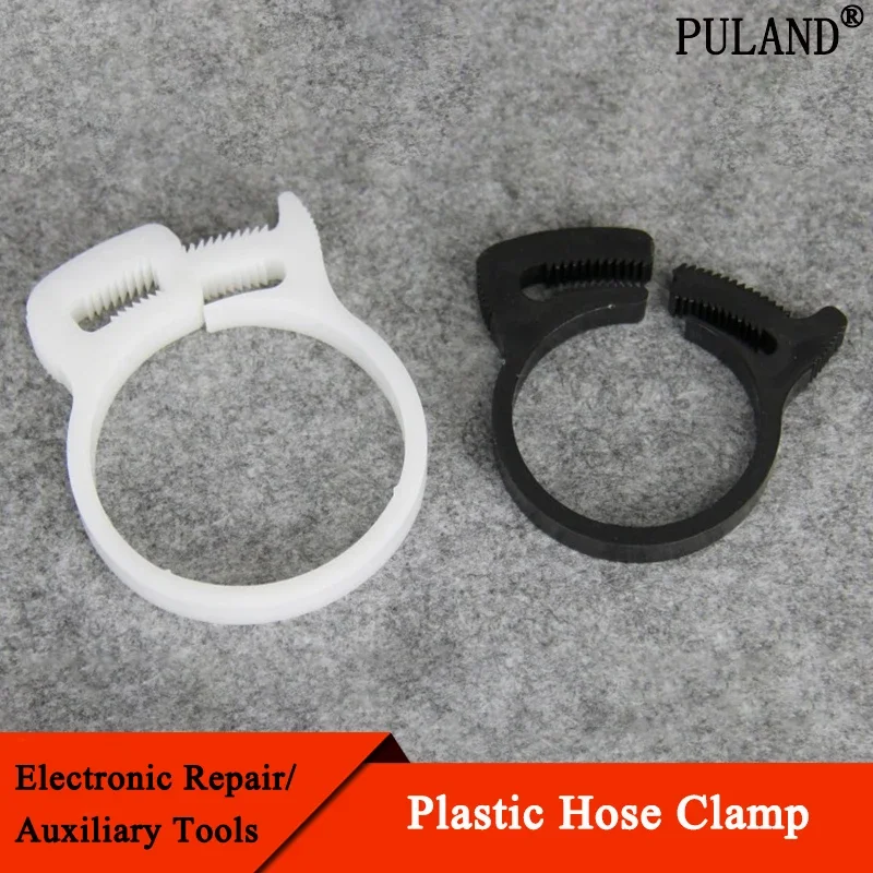 10Pcs Hose Clamps 3.8~59mm Plastic Line Water Pipe Strong Clip Spring Cramps Fuel Air Tube Fitting  Fixed Tool