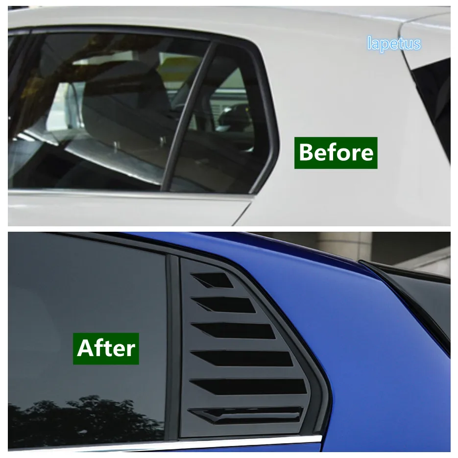 

Plastic Quarter Window Shutter Blinds Side Tuyere Louver Vent Cover Trim For VW Volkswagen Golf 8 MK8 2020 - 2024 Accessories