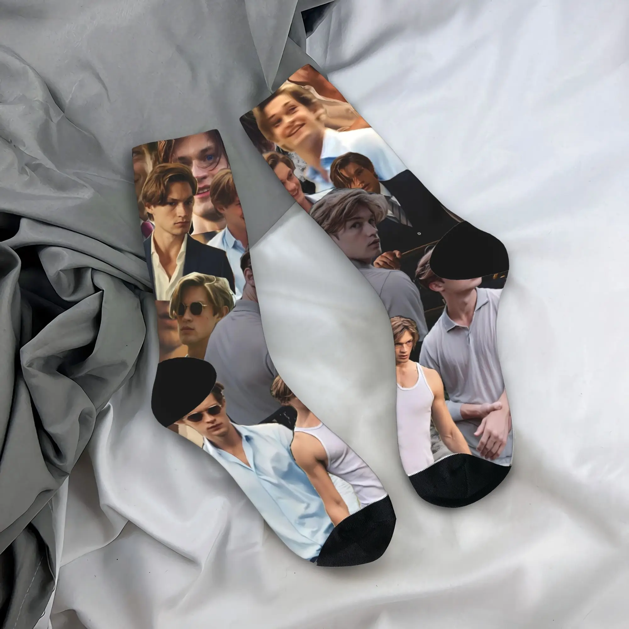 جوارب جيمس بوفورت غير قابلة للانزلاق للنساء والرجال جوارب تزلج ناعمة قابلة للتنفس للخريف جوارب مخصصة مضحكة #1