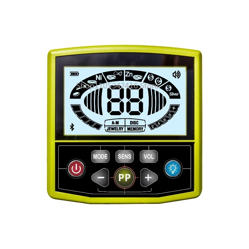 M55D Smart Metal Detector With Clear LCD Display Deep Seeking Technology For Underground Gold Treasure Detection Outdoor Use