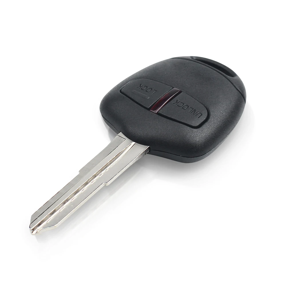 KEYYOU 2 Button Remote Car Key Case Cover For Mitsubishi Outlander ASX 2006-2015 434MHZ ID46 Chip MIT11 Blade