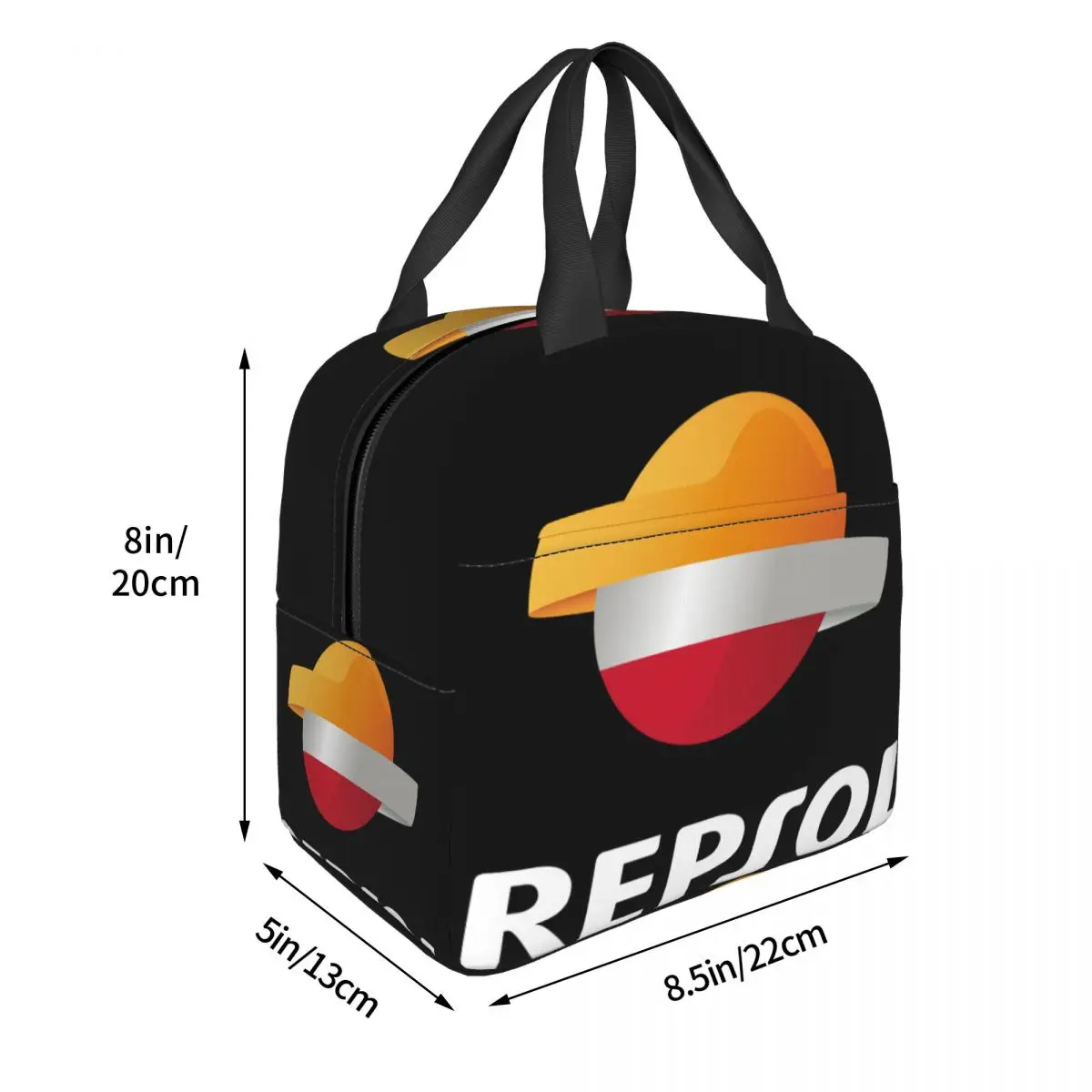 Fiambrera portátil con aislamiento de Repsol, bolsa de almuerzo, Bento Box, Unisex