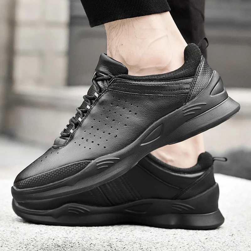 

Лидер продаж 2025 года, мужские кроссовки ручной работы, новая спортивная обувь для тенниса, мужская прогулочная обувь из натуральной кожи, удобная уличная повседневная обувь