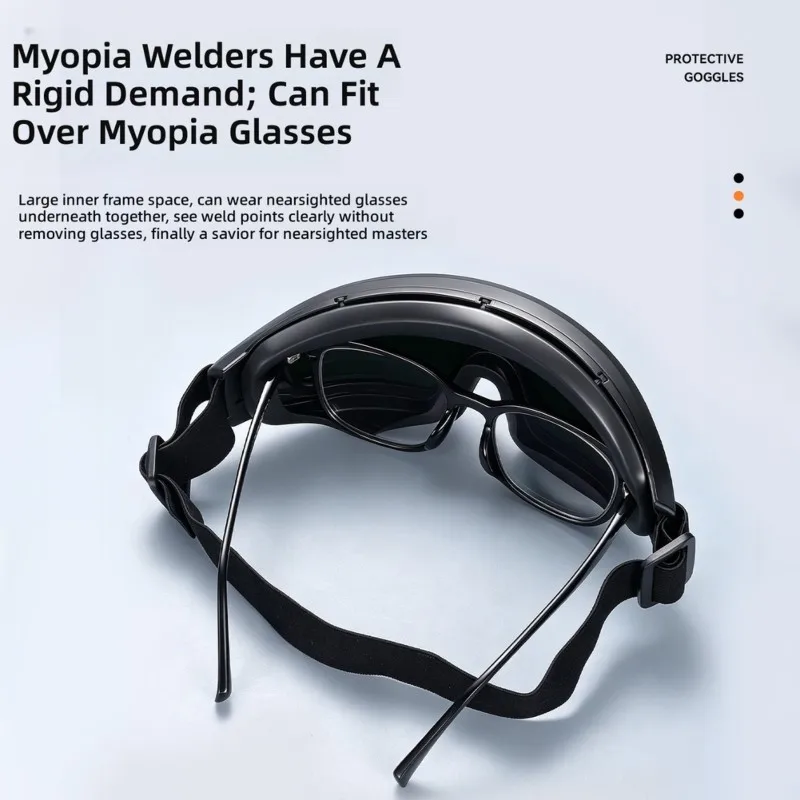 Ingenious-Professional Anti-Glare UV Eye Protection-Welding Goggles-Auto-Darkening High-Grade For Welders& Grinding