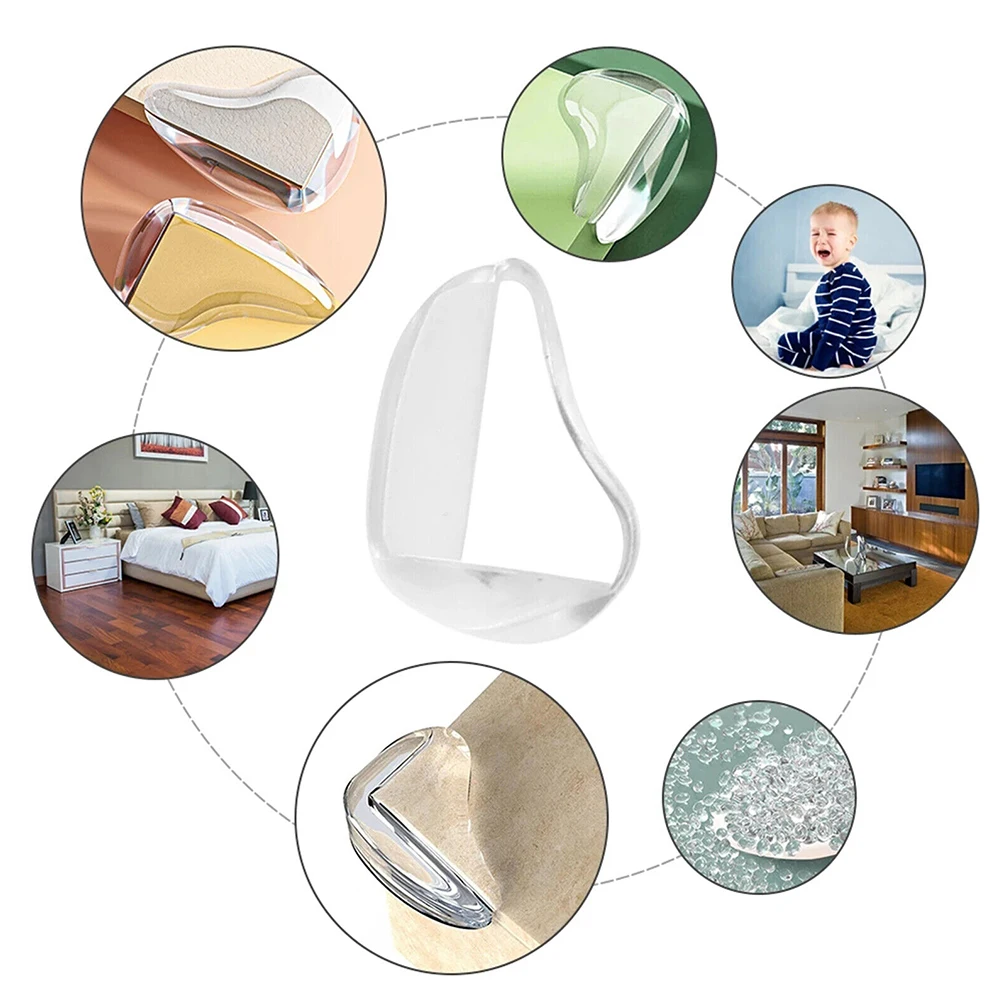Home Safety Essentials Set of 10 Childproofing Corner Edge Covers that Blend Seamlessly with Any Interior Design