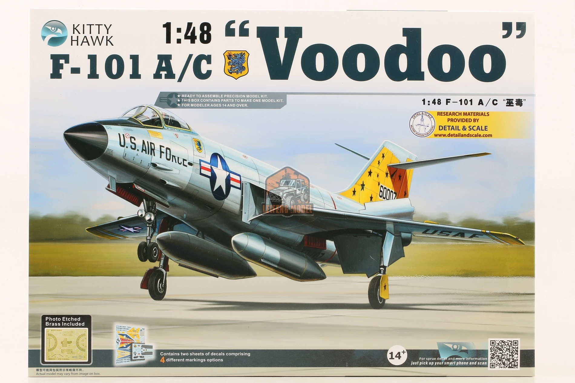 

Kitty Hawk KH80115 1/48 F-101 A/C Voodoo Model Kit