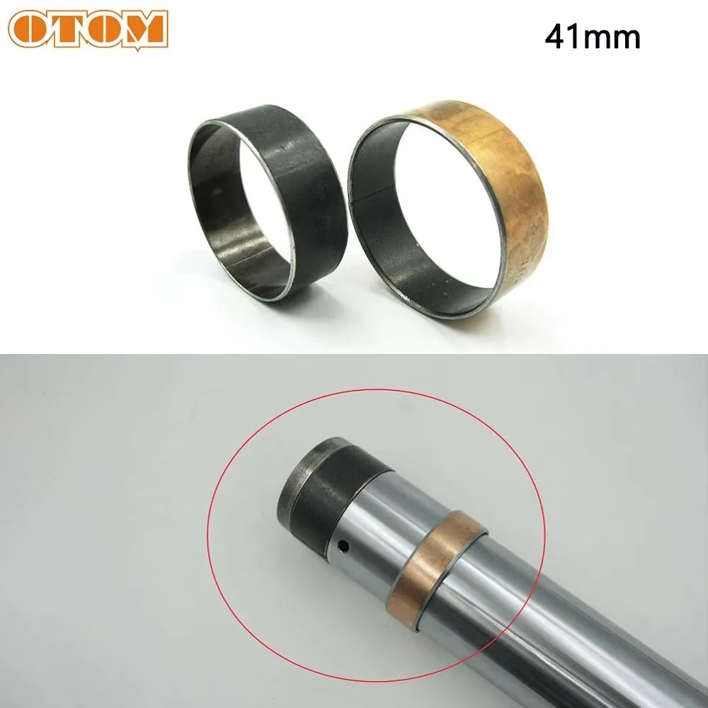 OTOM Universal Motorcycle 41mm Front Fork Bushings Guide Rails Shock Absorption Maintenance Parts For Yamaha BMW KTM Honda
