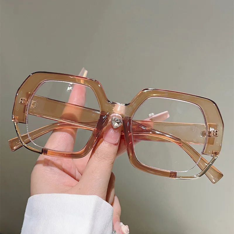 

Oversized Vintage Anti Blue Light Optical Glasses Women Luxury Designer Myopia Customize Prescription Reading Eye Glasses Frames
