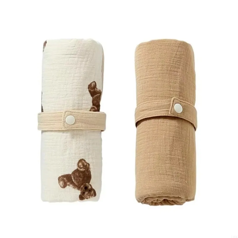 Matelas à langer doux pour bébé, tapis à langer pour bébé, fort absorbant, hypoallergénique, drap à couches en pur coton, coussin de lit pour bébé