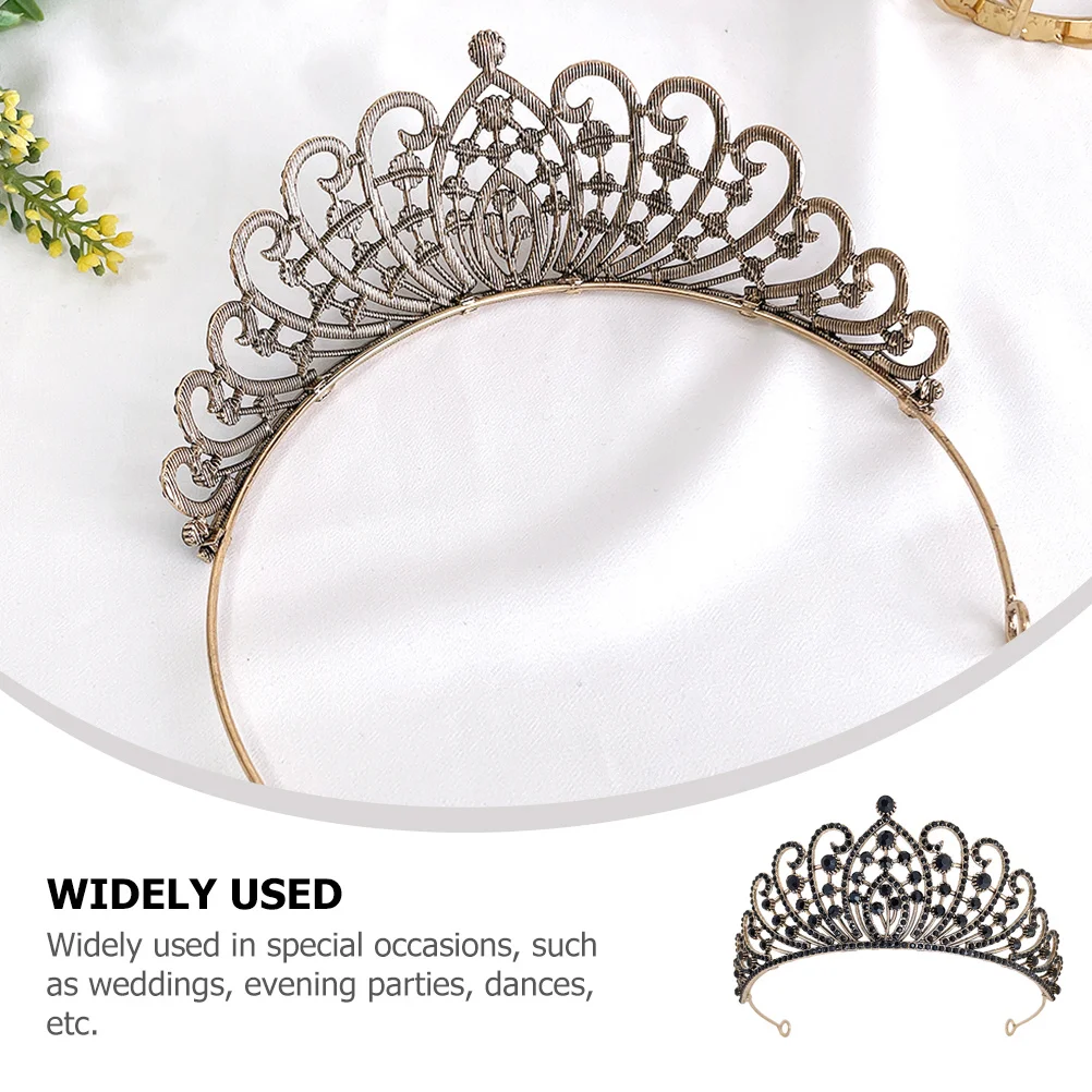Elegant Bridal Rhinestone Wedding Crown Headband Birthday Party Tiaras for Bride Tiaras for Women Rhinestone Crowns
