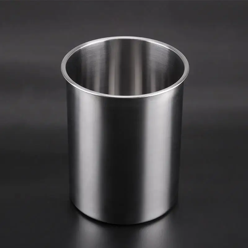 1Pc Wine Cooler 2.5L Large Capacity Stainless Steel Ice Bucket Cooler Wine Bottle Chiller for Bar Kitchen Home