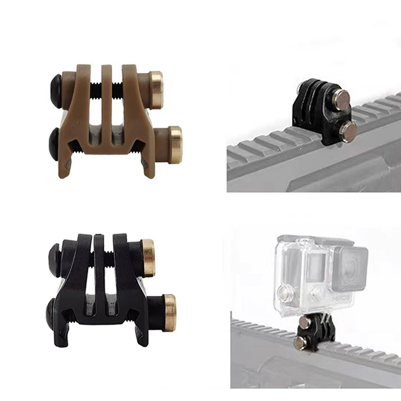 

Rail Mount Adapter Nylon Rail Installation Sports Camera Fixed Adapter Lightweight Accessories For Action Camera