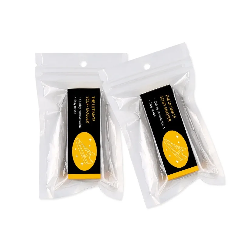 Multifuncional Shoe Polisher, Stain Removal Rubber, Branco e Preto, Produtos Domésticos, Pequeno, Conveniente