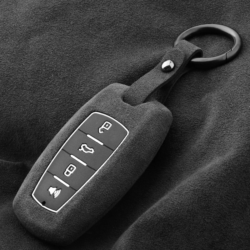 ABS Alcantara For Haval H6 M6 F7x JOLION DARGO Key Case Protective Shell Car Accessories