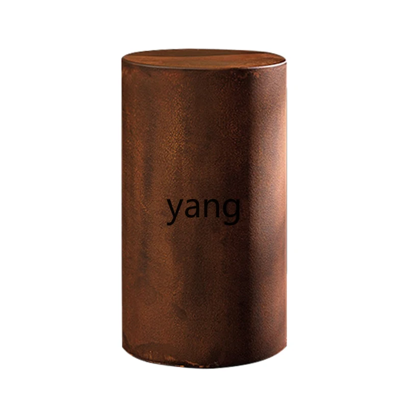 LTT cylindrical color personalized creative wrought iron small corner table simple modern round pier outdoor coffee table