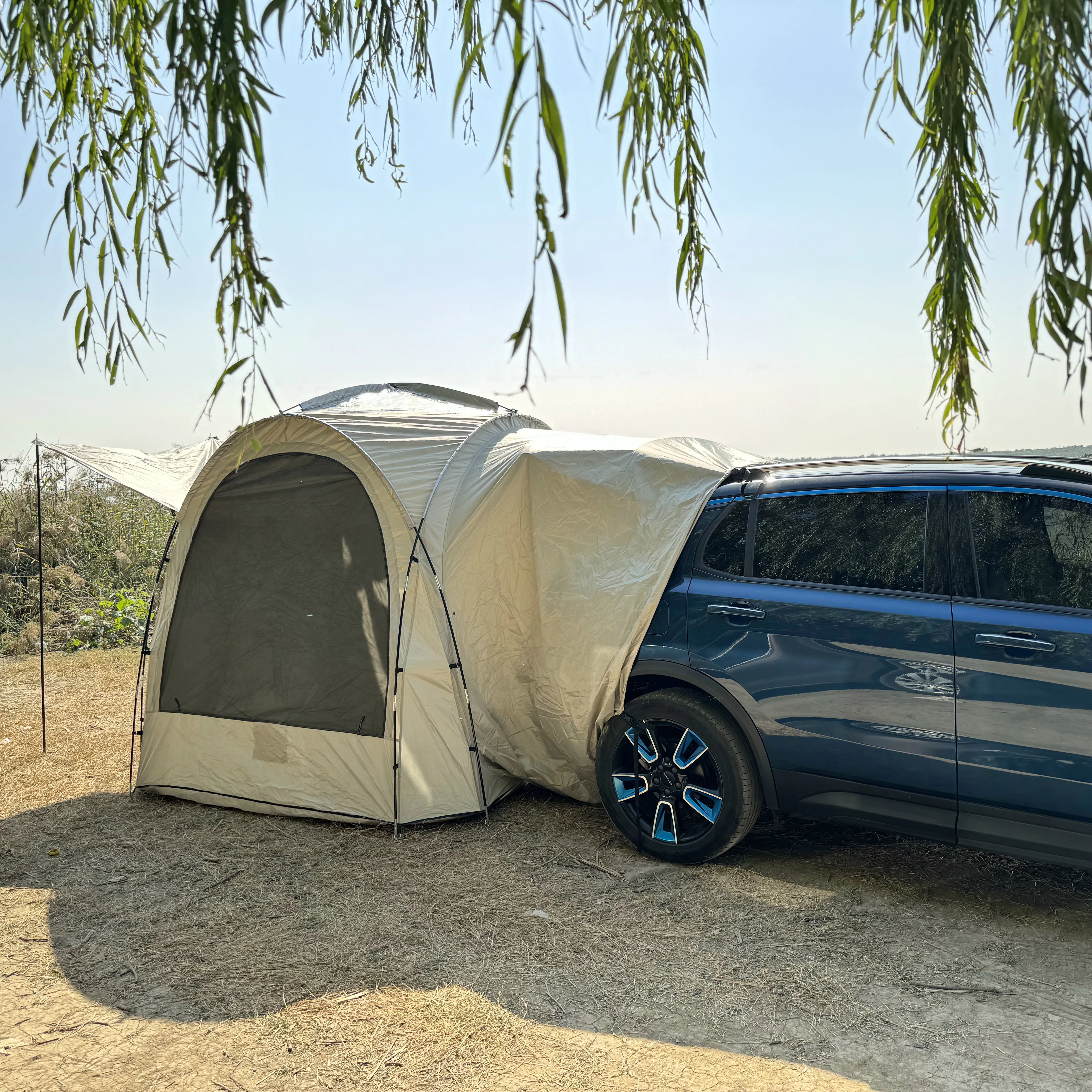 

Premium car rear tent, panoramic sunroof windowsCZX-658 Quick open car tailgate awning tent, car rear tent