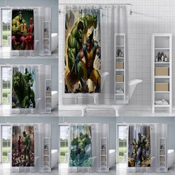 The Incredible Hulk 2 Shower Curtain Waterproof Polyester Fabric Paint Bath Curtains Home Bathroom Decor Curtain With Hook