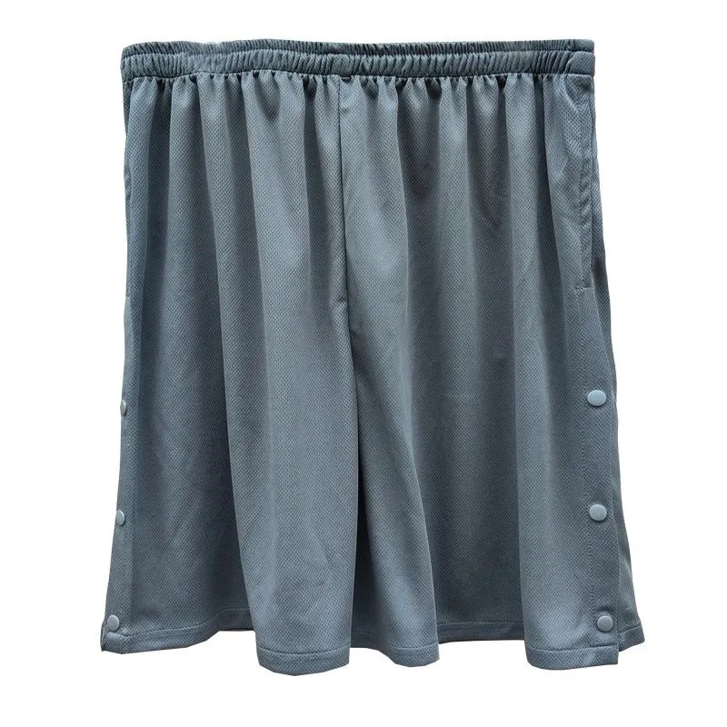 Massage Shorts Men Spa Pants Side Split Design Breathable Open Leg Sauna Steam Bath Foot Therapy Adult Relaxation Comfort Wear