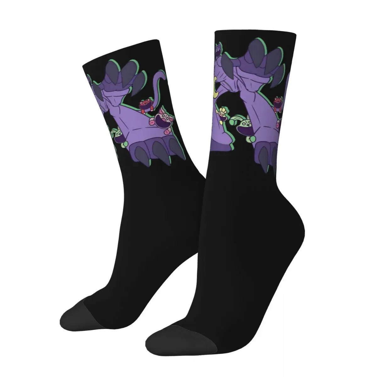 

Catnap And The Mini Critters Smiling Critters Merchandise Crew Socks Breathable Cute Cat Sport Long Socks Cute for Unisex Gifts